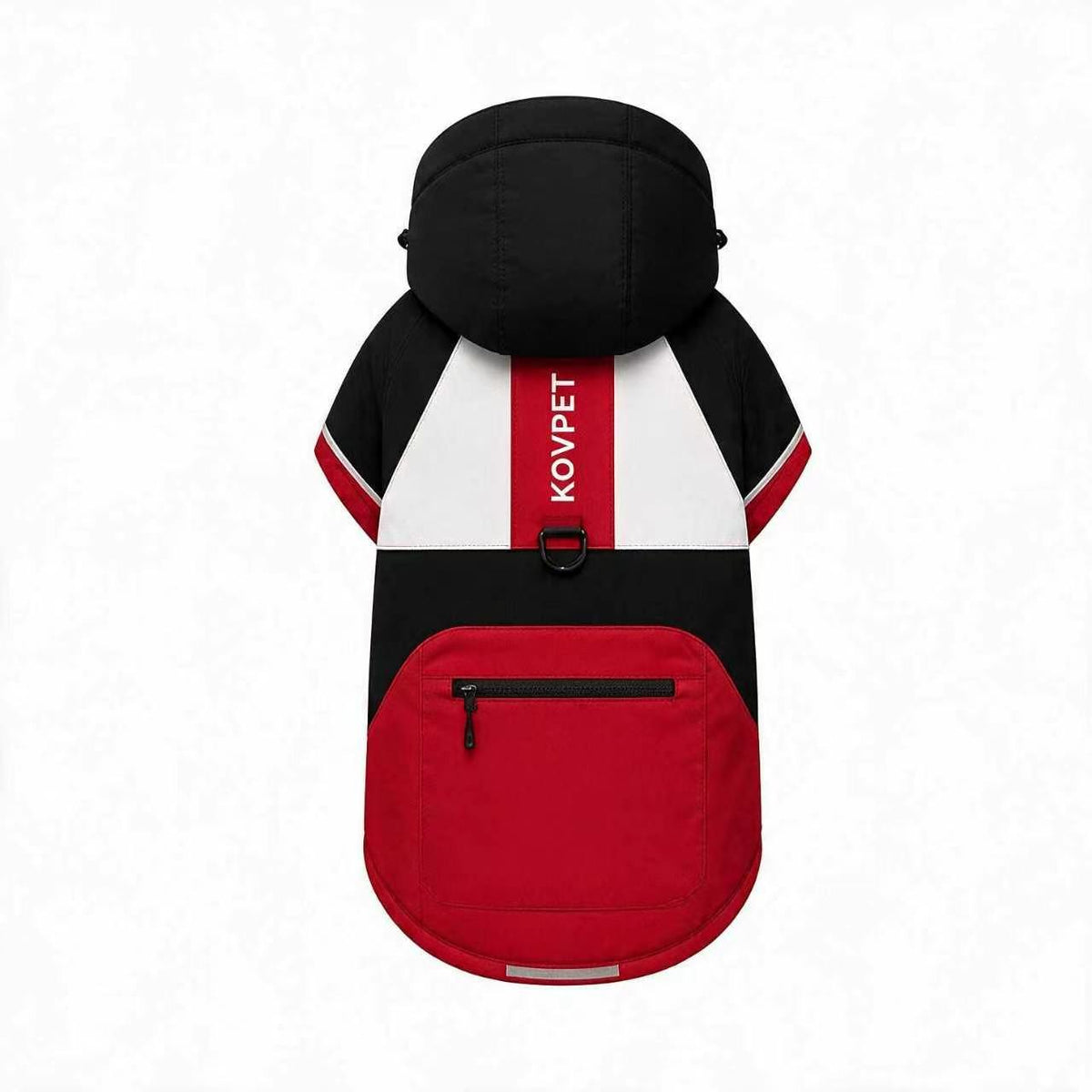 KOVPET STORM RUNNER Black & Red Technical Shell Jacket