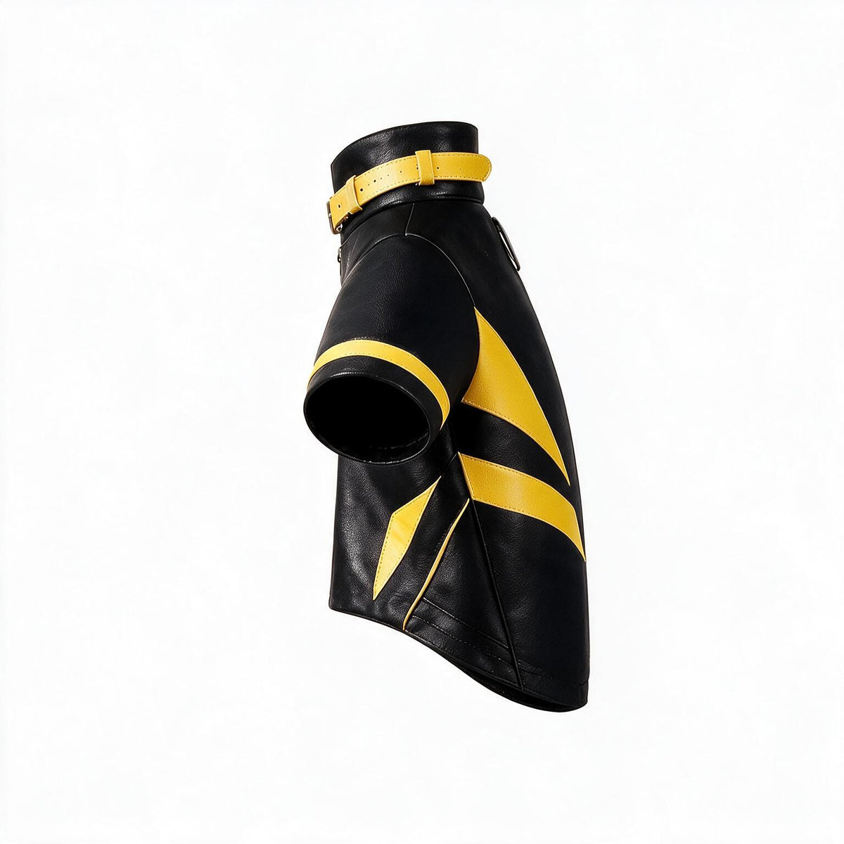 KOVPET RAZOR RING Yellowline Spike Moto Leather Jacket