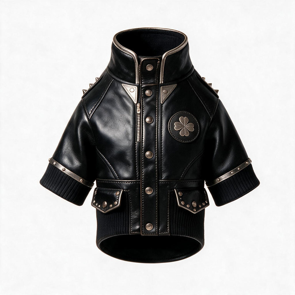 KOVPET SHADOW GENT Studded Four-Leaf Spy Jacket